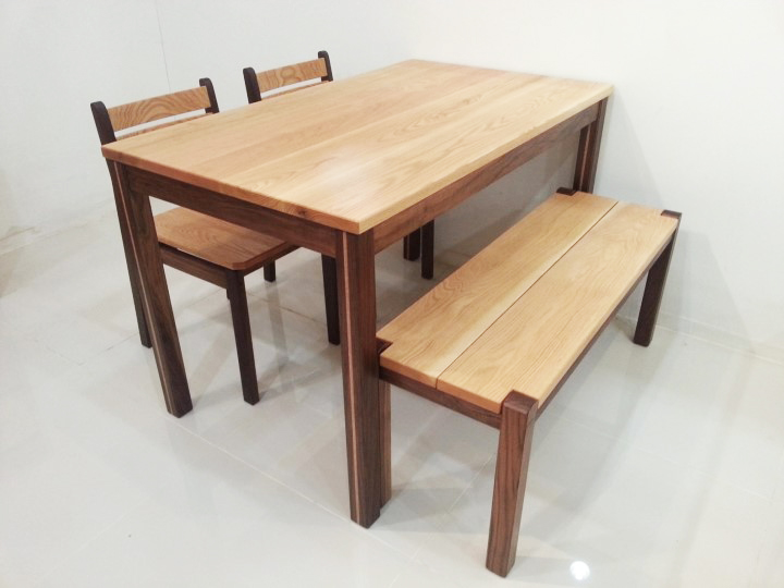walnut + red oak (1200*720*740)
