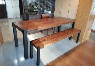 walnut + iron (2100*750*780)