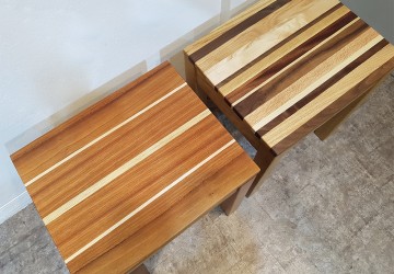 doussie + white oak (400*340*460)