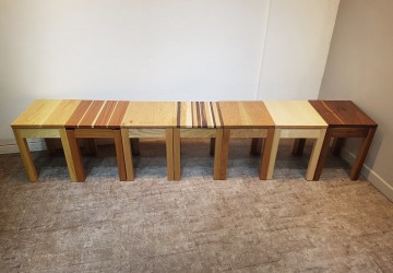 수종별7종(ash,doussie,redoak,whiteoak,cherry,maple,walnut)