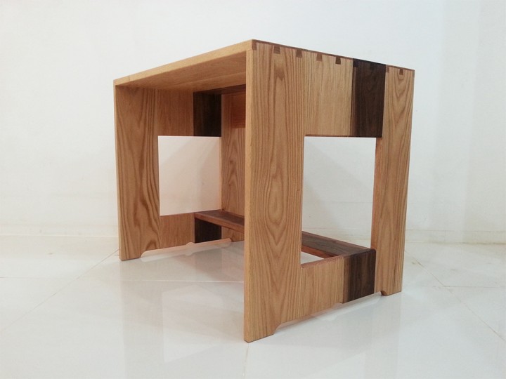 walnut + red oak (850*600*670)
