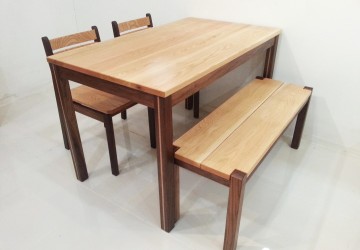 walnut + red oak (1200*720*740)